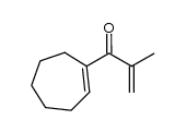 1-(cyclohept-1-en-1-yl)-2-methylprop-2-en-1-one结构式