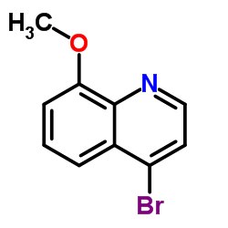 4-溴-8-甲氧基喹啉结构式