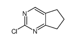 2-氯-6,7-二氢-5H-环戊并[d]嘧啶结构式