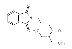 2H-Isoindole-2-butanamide,N,N-diethyl-1,3-dihydro-1,3-dioxo-结构式