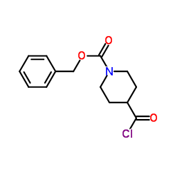 4-氯羰酰四氢-吡啶羧酸苄酯结构式