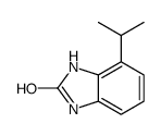 2H-Benzimidazol-2-one,1,3-dihydro-4-(1-methylethyl)-(9CI)结构式