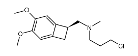 3-chloro-N-{[(7S)-3,4-dimethoxybicyclo[4.2.0]octa-1,3,5-trien-7-yl]methyl}-N-methyl-1-propanamine结构式
