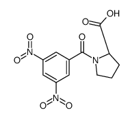 N-(3,5-Dinitrobenzoyl)-L-proline结构式