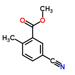 Methyl 5-cyano-2-methylbenzoate结构式