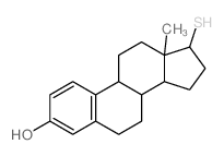 Estra-1,3,5(10)-trien-3-ol,17-mercapto-, (17b)-(9CI)结构式