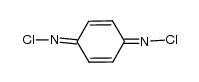 N,N'-dichloro-1,4-benzoquinone diimine结构式