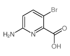 6-氨基-3-溴-2-吡啶羧酸结构式