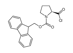 (9H-芴-9-基)甲基 2-(氯羰基)吡咯烷-1-羧酸结构式