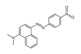 N,N-Dimethyl-4-[(E)-(4-nitrophenyl)diazenyl]-1-naphthalenamine结构式