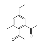 1-(2-acetyl-5-ethyl-3-methylphenyl)ethanone结构式