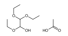 acetic acid,1,2,2-triethoxyethanol结构式