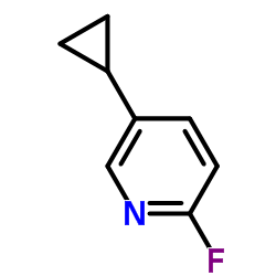 5-环丙基-2-氟吡啶结构式