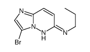 3-Bromo-N-propylimidazo[1,2-b]pyridazin-6-amine结构式
