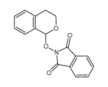 N-(1H-3,4-dihydroxy-2-benzopyranyl-1-oxy)phthalimide结构式