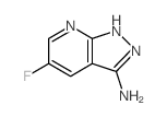 5-氟-2H-吡唑并[3,4-b]吡啶-3-胺结构式