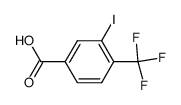 4-Carboxy-2-iodobenzotrifluoride, 3-Iodo-alpha,alpha,alpha-trifluoro-p-toluic acid结构式