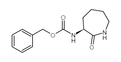 (S)-3-(Cbz-氨基)-2-氧代氮杂烷结构式