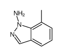 7-methylindazol-1-amine结构式