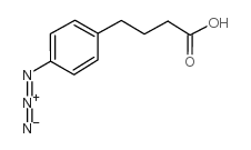 4-(4-叠氮基苯基)丁酸结构式