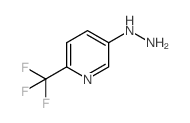 5-Hydrazinyl-2-(trifluoromethyl)pyridine结构式