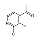 1-(2-氯-3-甲基-吡啶-4-基)-乙酮结构式