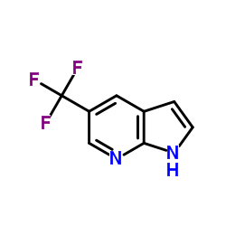 5-三氟甲基-7-N-杂吲哚结构式