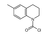 1(2H)-Quinolinecarbonyl chloride, 3,4-dihydro-6-methyl- (9CI)结构式