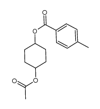 4-acetoxycyclohexyl 4-methylbenzoate结构式