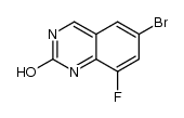 2(1H)-Quinazolinone, 6-bromo-8-fluoro-结构式