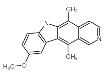 6H-Pyrido[4,3-b]carbazole,9-methoxy-5,11-dimethyl-结构式