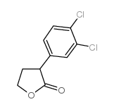 3-(3,4-二氯-苯基)-二氢-呋喃-2-酮结构式