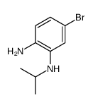 5-Bromo-N1-isopropylbenzene-1,2-diamine结构式