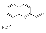 8-甲氧基-2-喹啉甲醛结构式