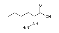 (R)-2-hydrazinylhexanoic acid结构式