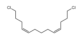 (4Z,9Z)-1,13-dichlorotrideca-4,9-diene结构式