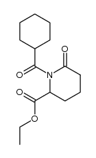 ethyl 1-cyclohexanecarbonyl-6-oxo-2-piperidinecarboxylate结构式
