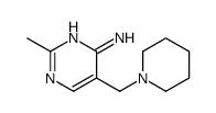 2-methyl-5-(piperidin-1-ylmethyl)pyrimidin-4-amine结构式