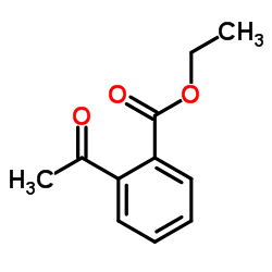 2-乙酰基苯甲酸乙酯结构式