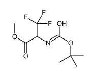 Dl-N-Boc-3,3,3-Trifluoroalanine,MethylEster结构式