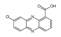 8-chlorophenazine-1-carboxylic acid结构式