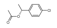 (R)-1-acetoxy-1-(4-chlorophenyl)ethane结构式