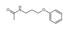 N-3-phenoxypropylacetamide结构式