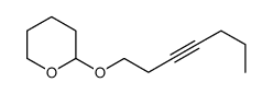 2-hept-3-ynoxyoxane结构式
