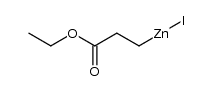 &beta;-(Iodzinkio)propionsaeureethylester结构式