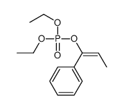 diethyl 1-phenylprop-1-enyl phosphate结构式