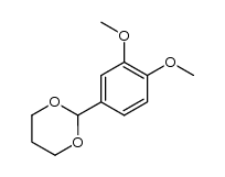 2-(3,4-dimethoxyphenyl)-1,3-dioxane结构式