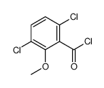 3,6-二氯-2-甲氧基苯甲酸氯结构式