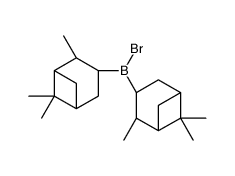 (1R)-(-)-B-二异松蒎基溴硼烷结构式