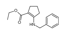 ethyl 2-(benzylamino)cyclopentene-1-carboxylate结构式
